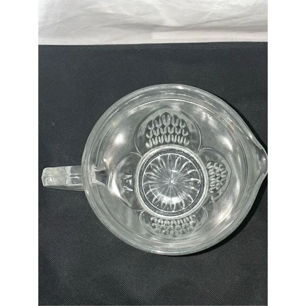 Small glass pitcher